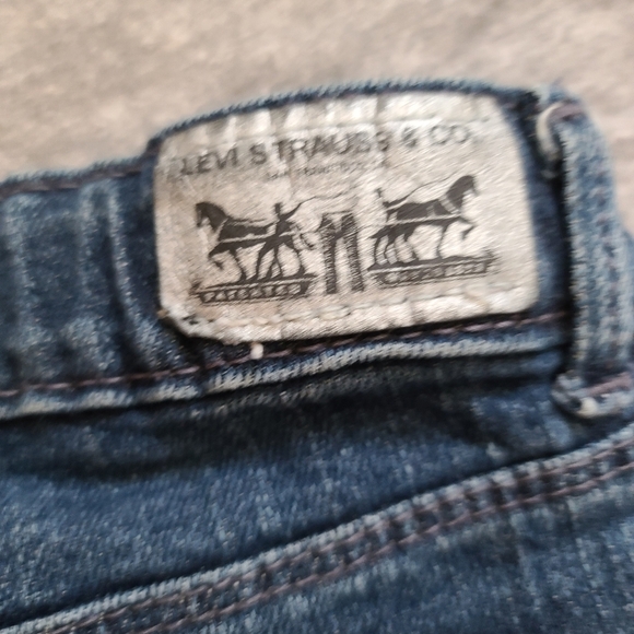 Girls Skinny Levis Jeans size 7 - Picture 6 of 7